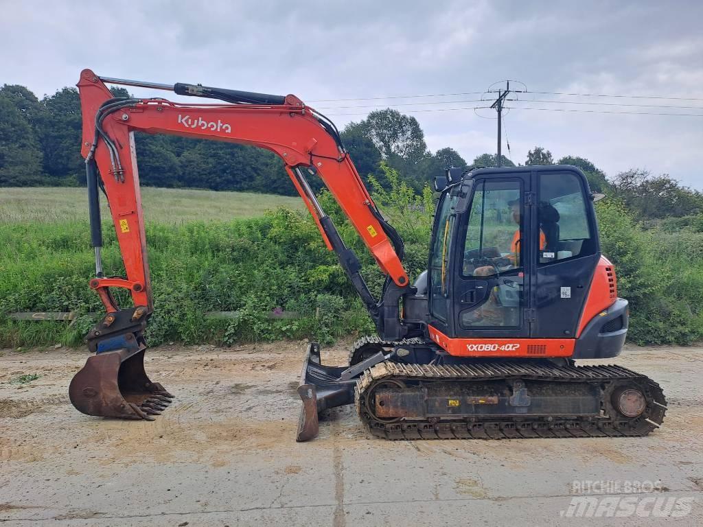 Kubota KX 080-4 Mini pelle 7t-12t
