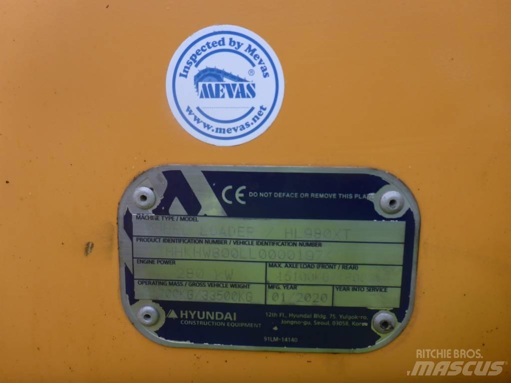 Hyundai HL980XT Chargeuse sur pneus