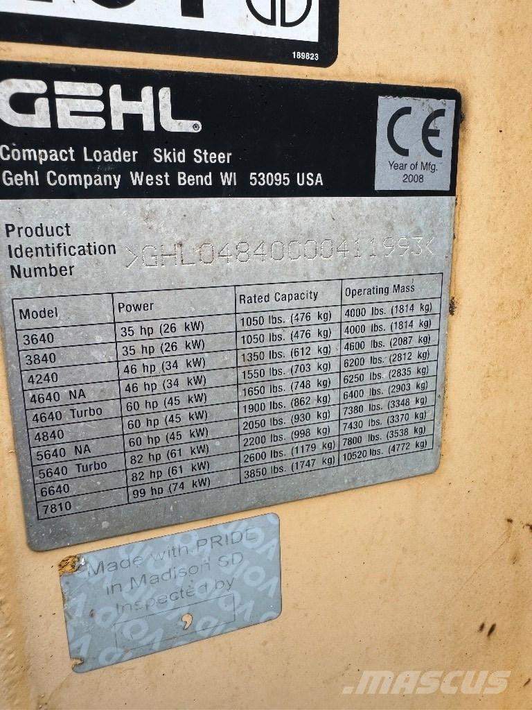 Gehl 4840 Chargeuse compacte