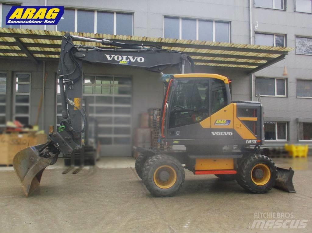 Volvo EWR 150 E Pelle sur pneus