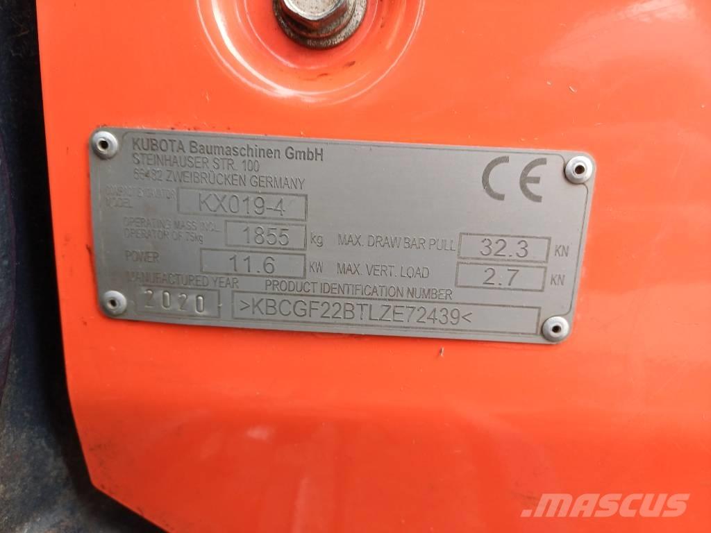 Kubota KX 019-4 Mini pelle < 7t