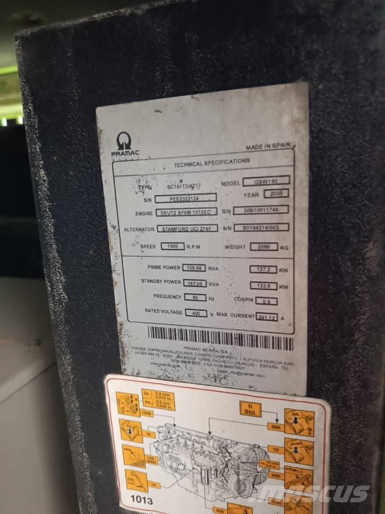 Pramac GSW 160 Générateurs diesel
