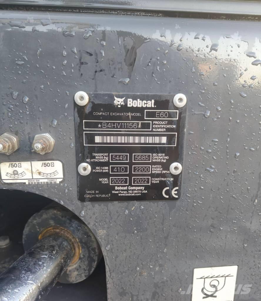 Bobcat E60 Mini pelle < 7t