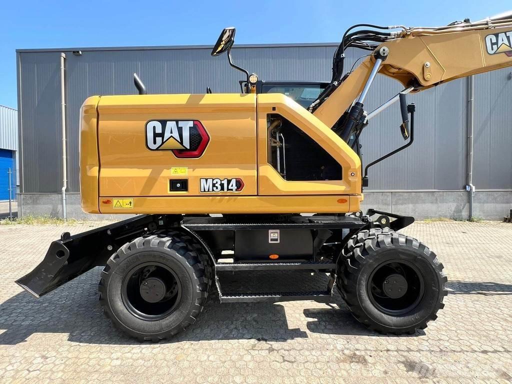 CAT M314-07 Pelle sur pneus