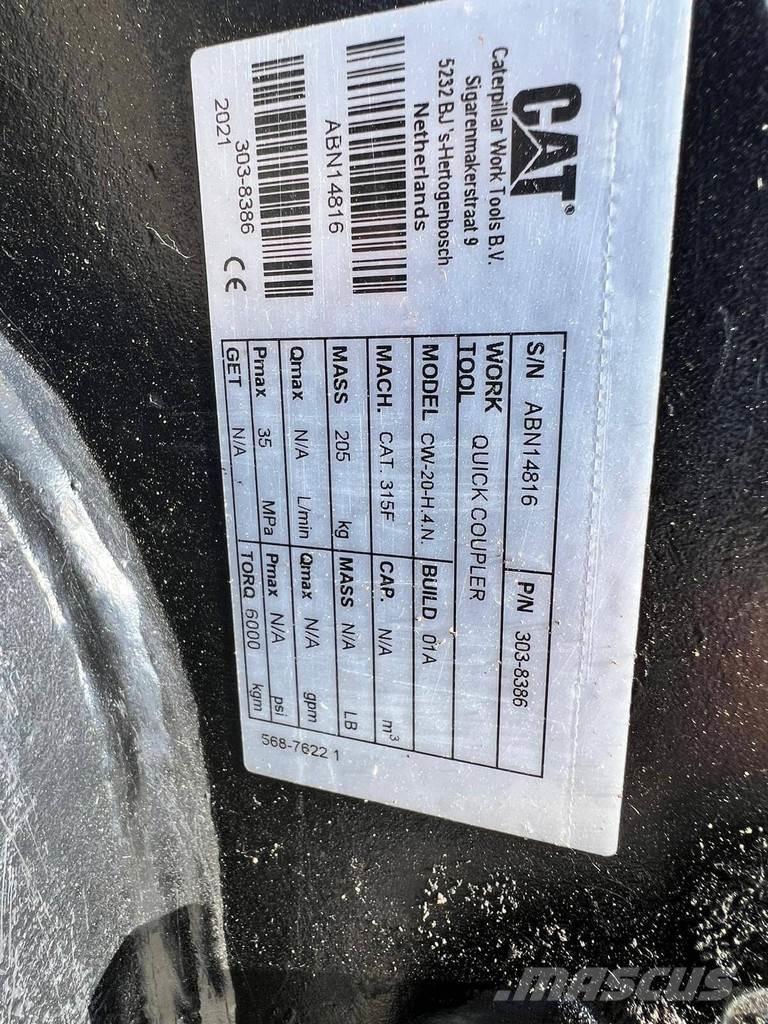 CAT M314-07 Pelle sur pneus