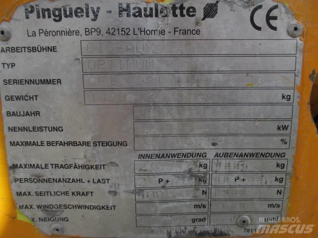 Haulotte Optimum  8 Nacelle ciseaux