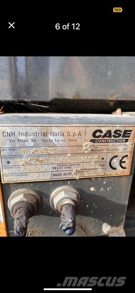 CASE CX 26 B ZTS Mini pelle < 7t