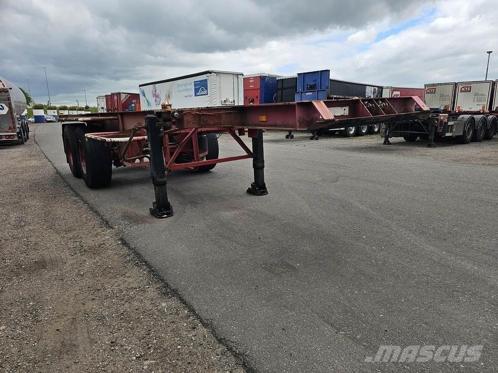 Pacton TXC 230-2 Semi remorque porte container