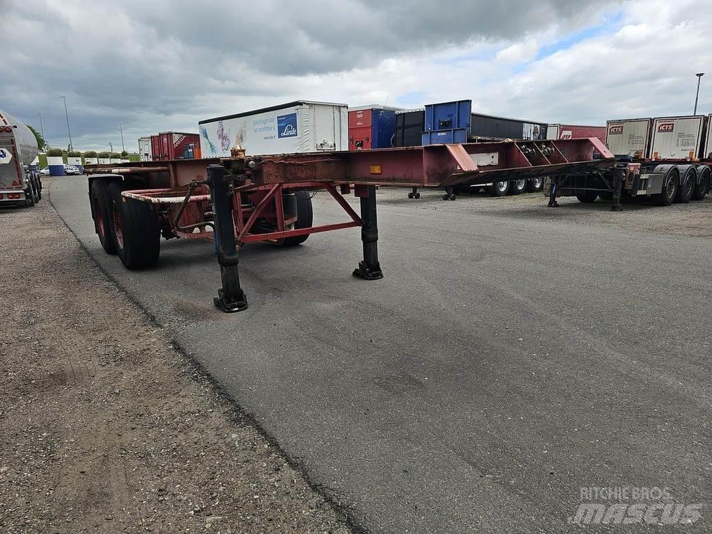 Pacton TXC 230-2 Semi remorque porte container