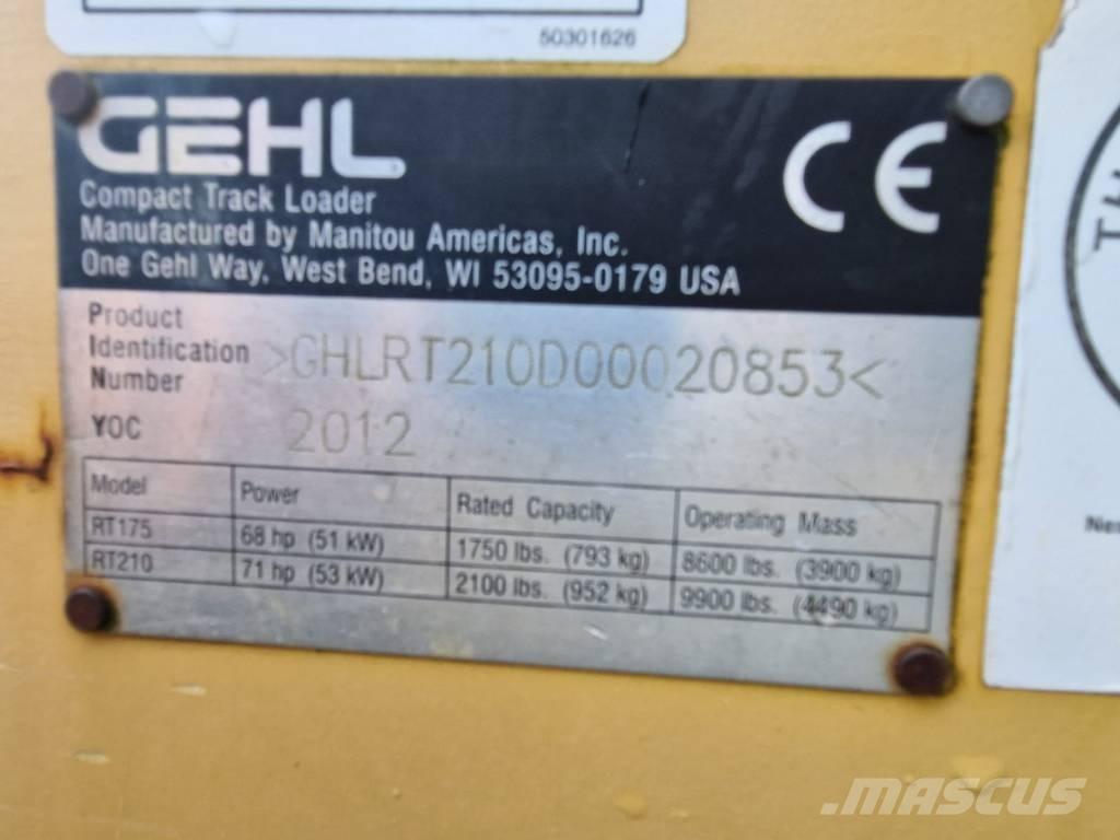 Gehl RT 210 Chargeuse sur chenilles