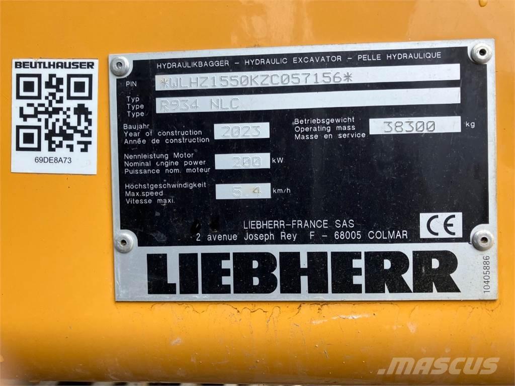 Liebherr R934 Pelle sur chenilles