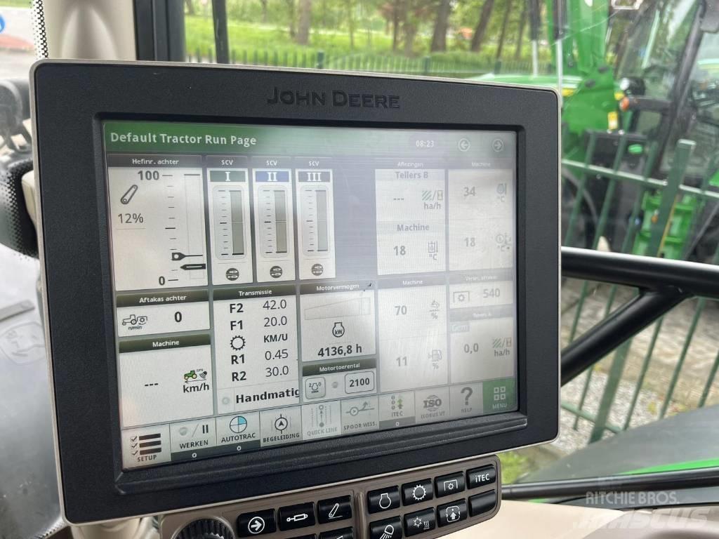 John Deere 6195R Tracteur