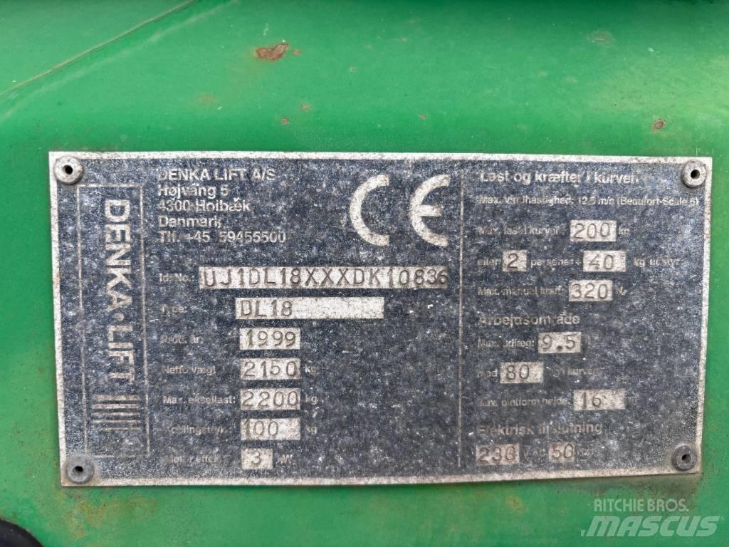 Denka-Lift DL 18 Remorque nacelle