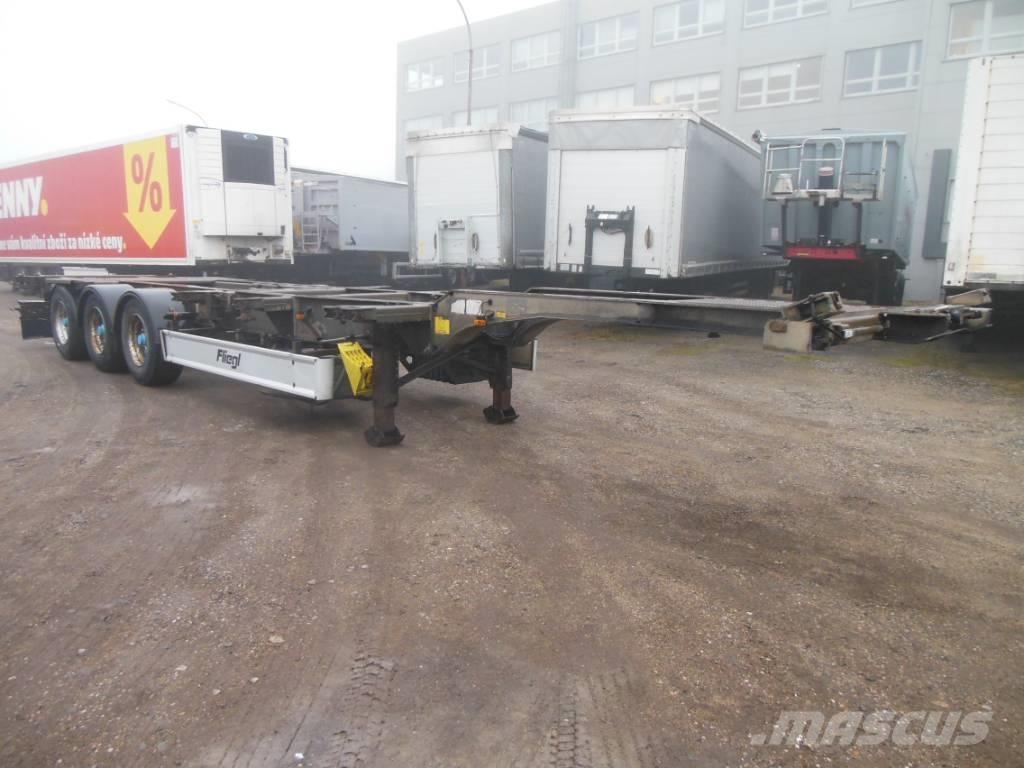 Fliegl SDS 380 Semi remorque porte container