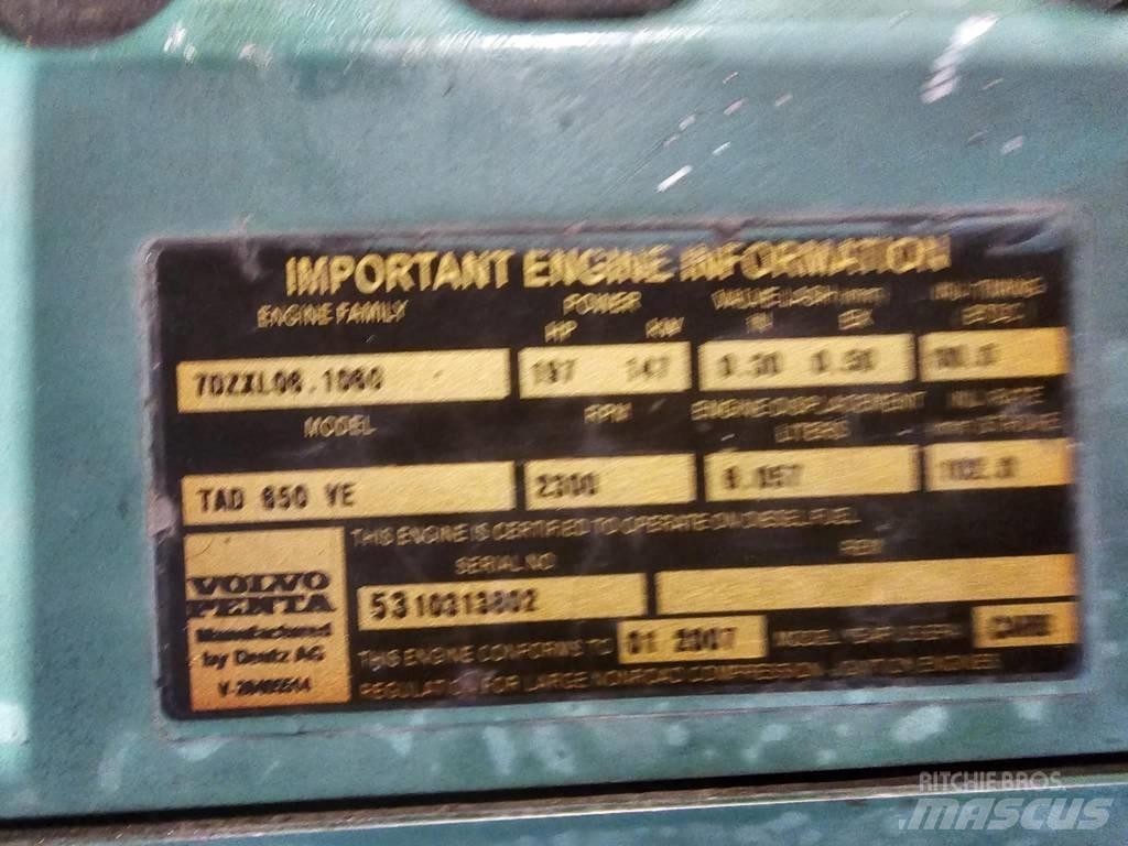 Volvo TAD 650VE Moteur