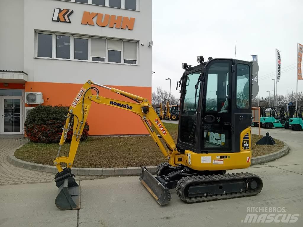 Komatsu PC 16 R-3HS Mini pelle < 7t