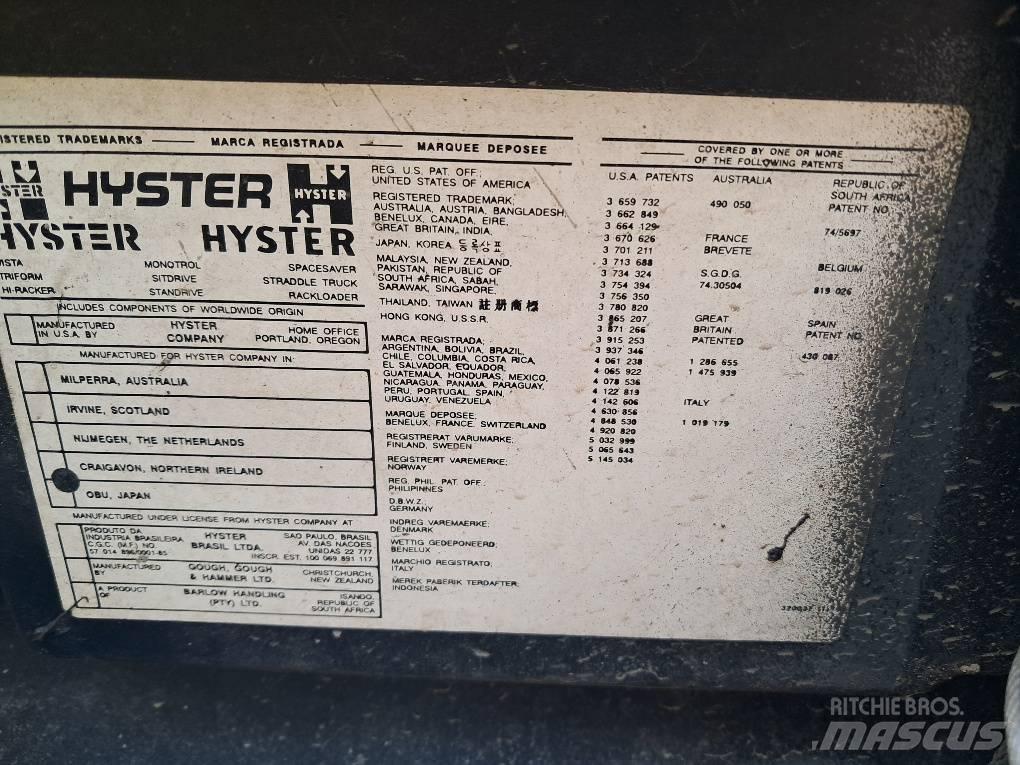 Hyster H250XL Chariots GPL
