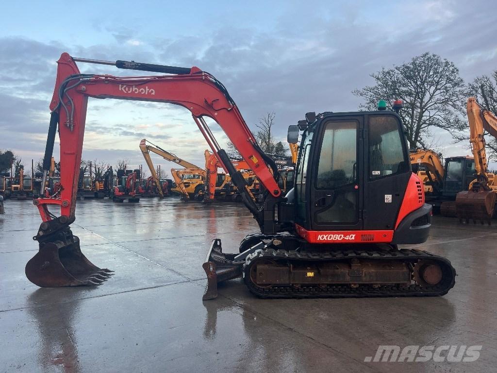 Kubota KX 080-4 Mini pelle 7t-12t