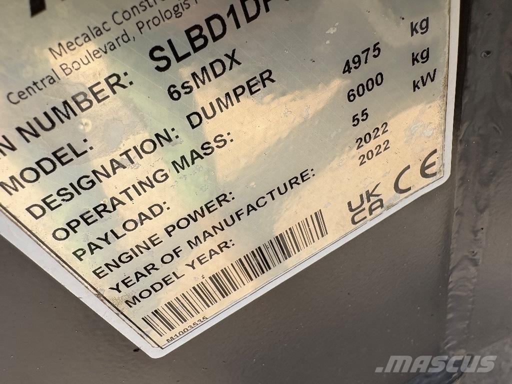 Mecalac 6 SMDX Mini tombereau