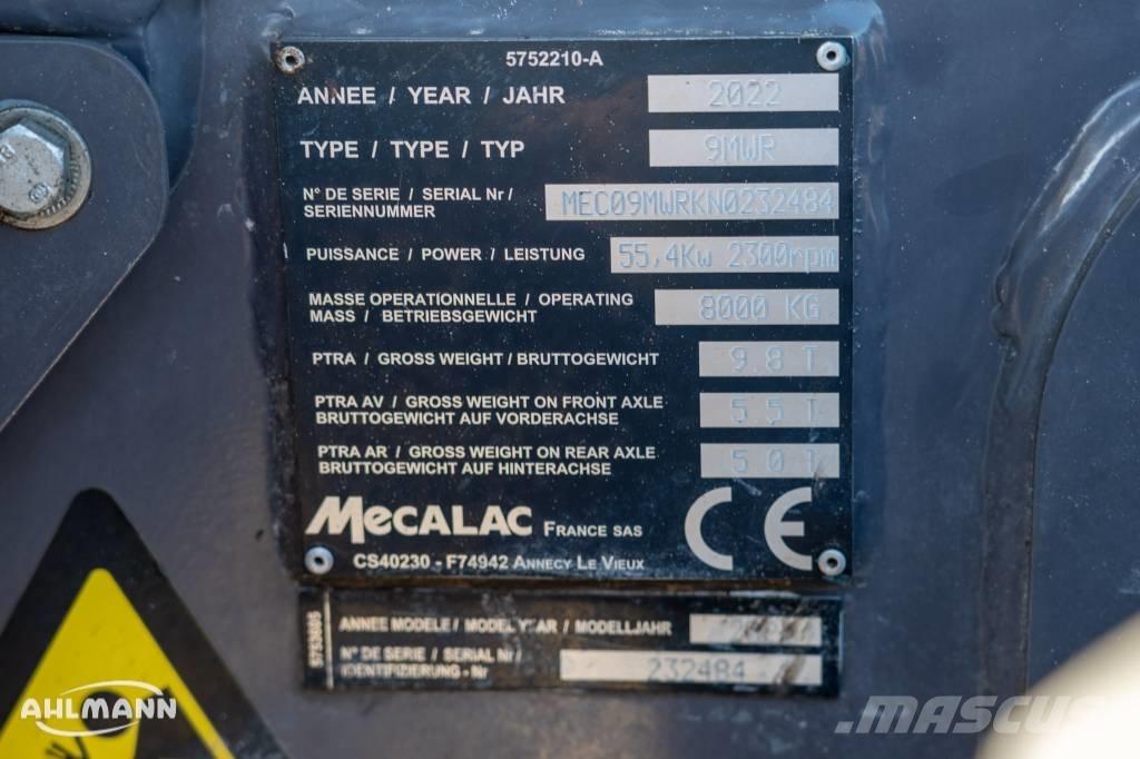 Mecalac 9 MWR NG Mini pelle 7t-12t