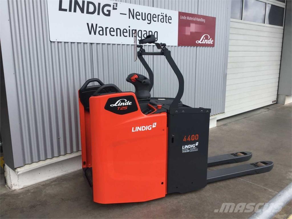 Linde T25FP Transpalette accompagnant porté debout