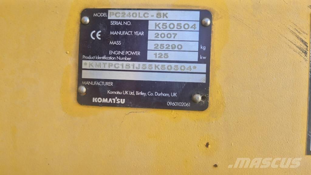 Komatsu PC240LC-8K Pelle sur chenilles