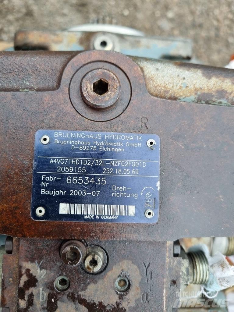 Hydromatik A4VG71HD Hydraulique