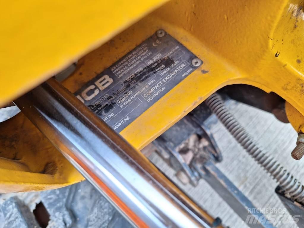 JCB 8008 Mini pelle < 7t