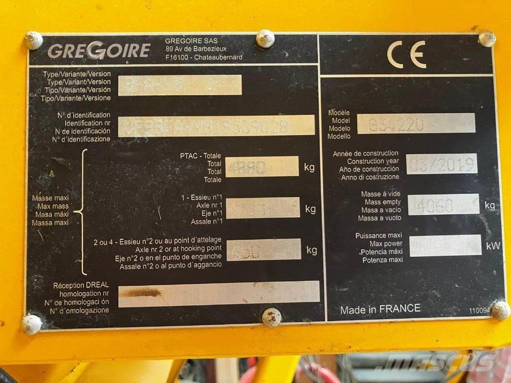 Gregoire G3.220 Machine à vendanger