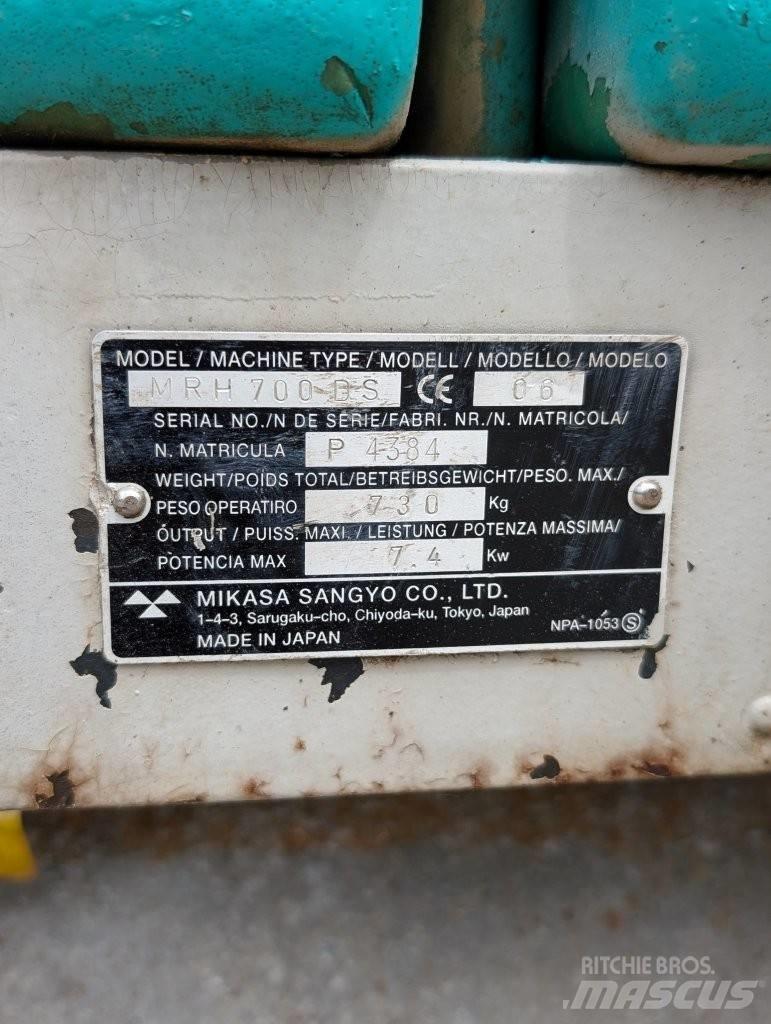 Mikasa MRH 700 DS Compacteur de sol