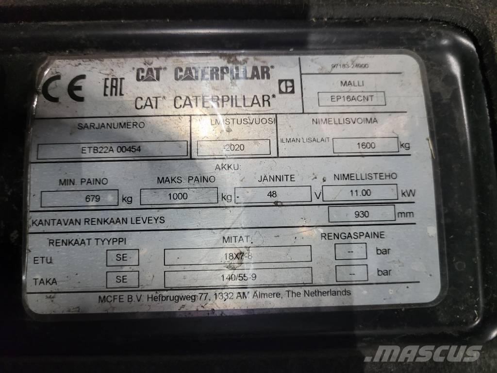 CAT EP16ACNT Chariots élévateurs électriques