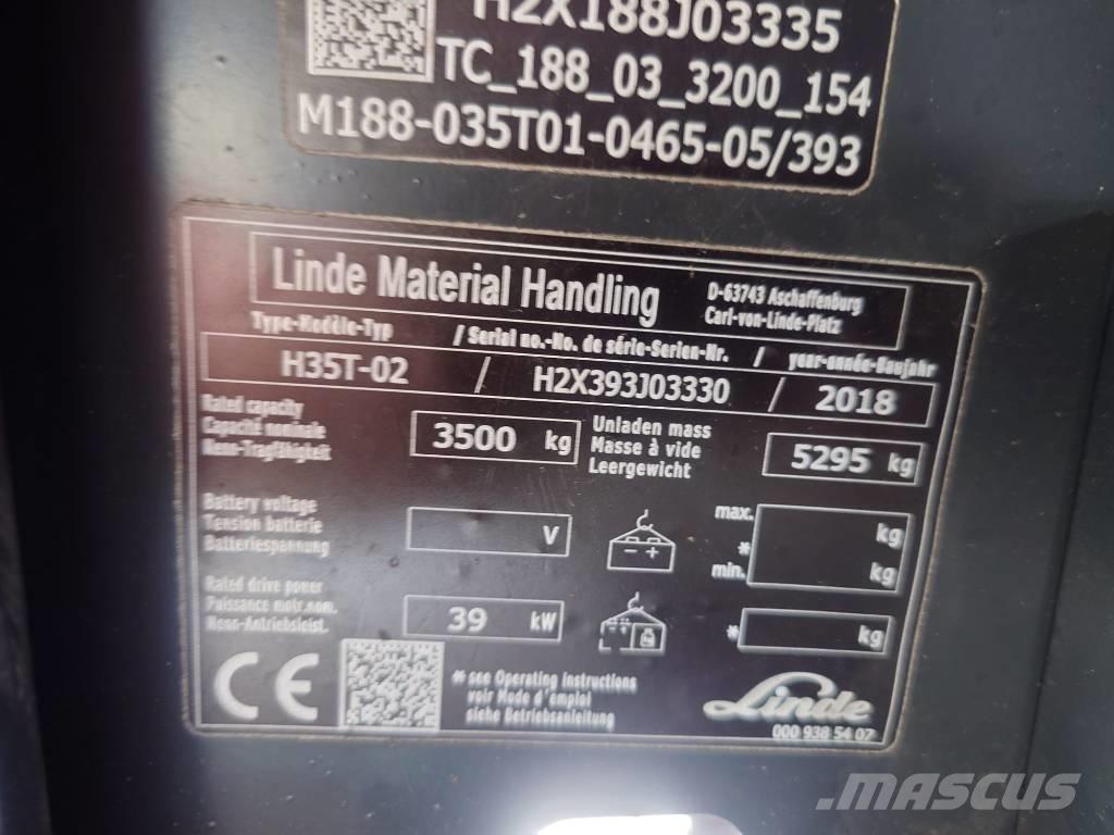 Linde H35T/393-02 Chariots GPL