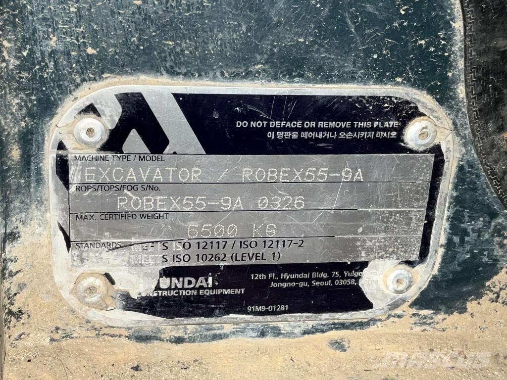 Hyundai Robex 55-9 A Cabine