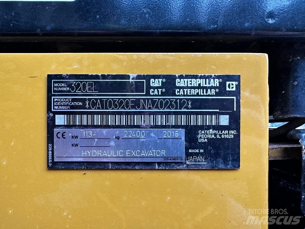 CAT 320 EL Pelle sur chenilles