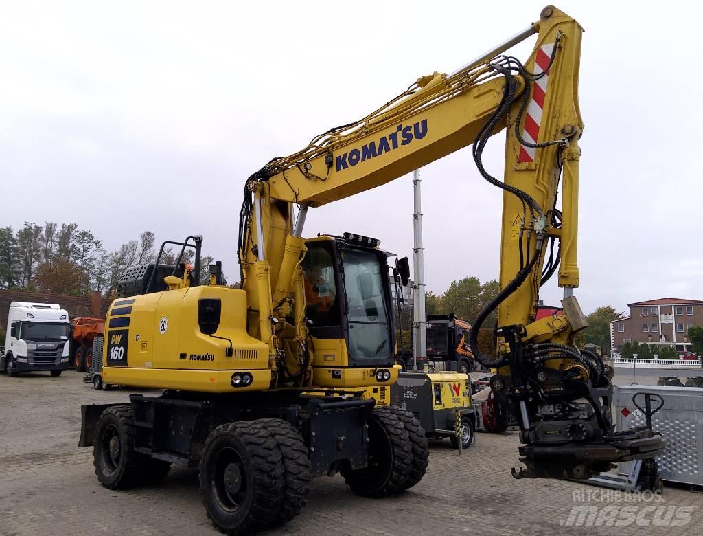 Komatsu PW160-11 Pelle sur pneus