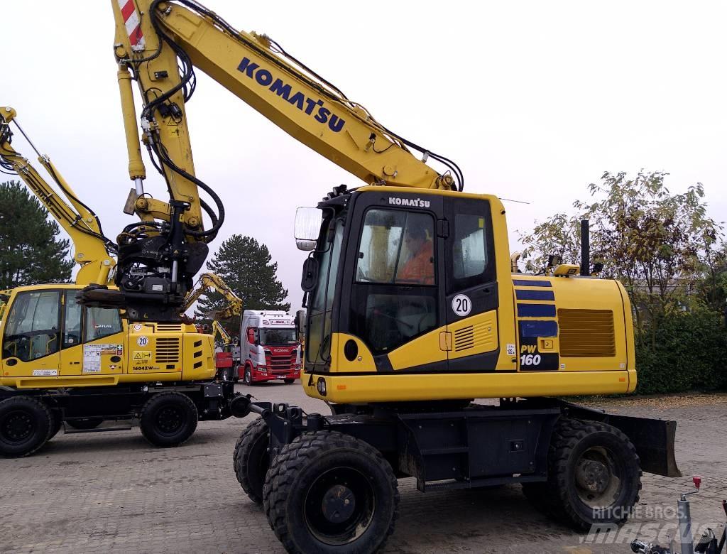 Komatsu PW160-11 Pelle sur pneus
