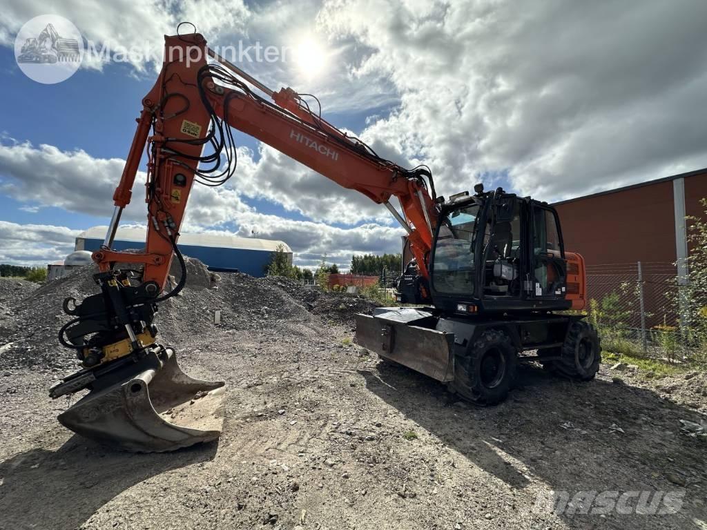 Hitachi ZX 140 W-5B Pelle sur pneus