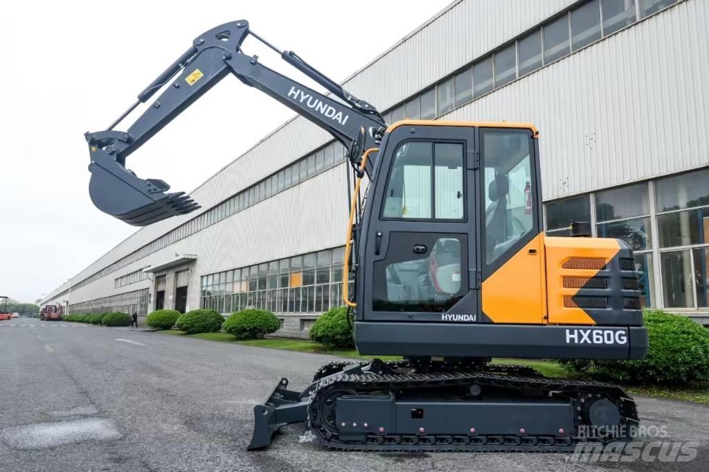 Hyundai HX 60 Pelle sur pneus