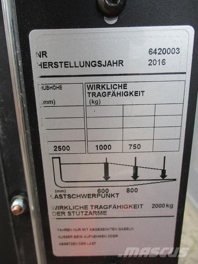 BT SPE200D Transpalette accompagnant porté debout