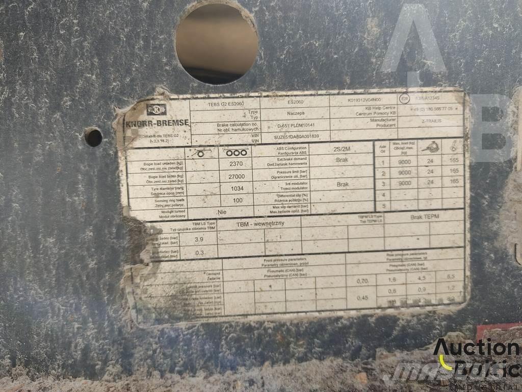  Trailis D 651 Semi remorque grumière