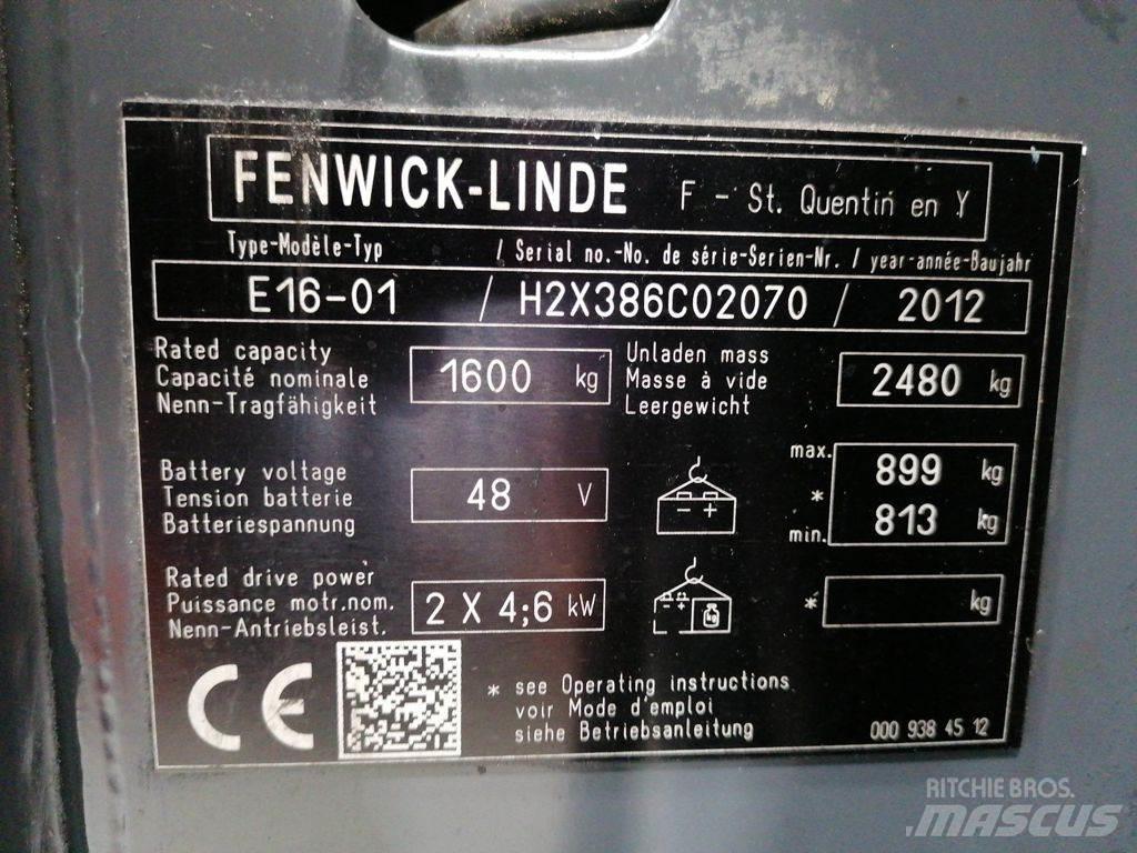 Linde E16-01 Chariots élévateurs électriques