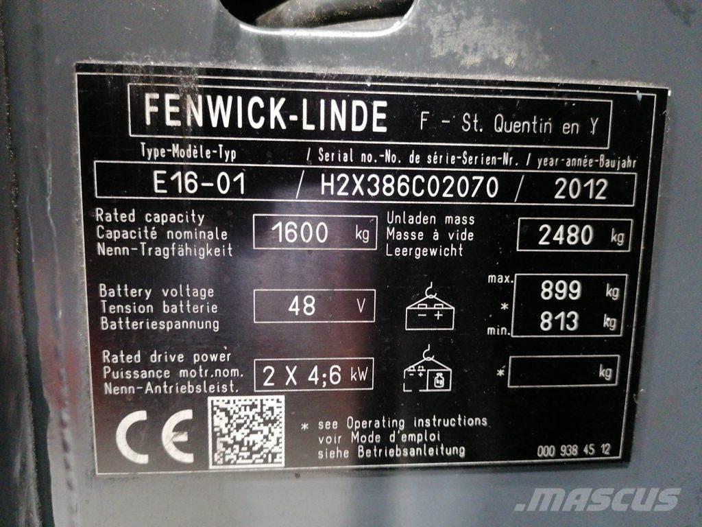 Linde E16-01 Chariots élévateurs électriques