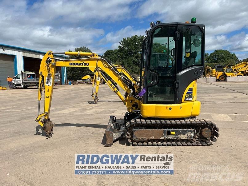 Komatsu PC 26 MR Mini pelle < 7t