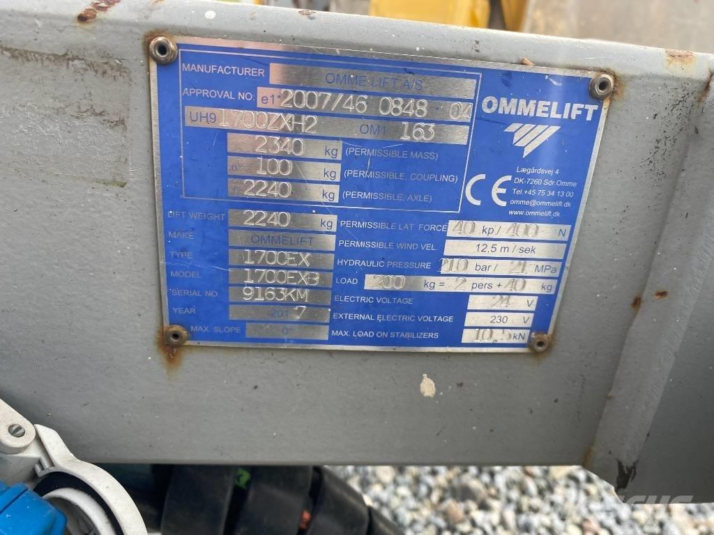 Omme 1700 EBX Remorque nacelle