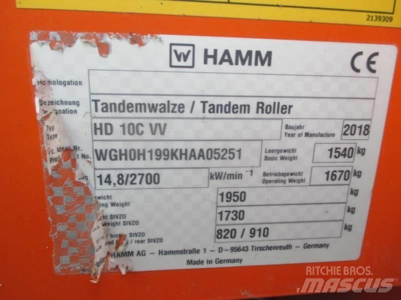 Hamm HD 10 C VV Rouleaux tandem