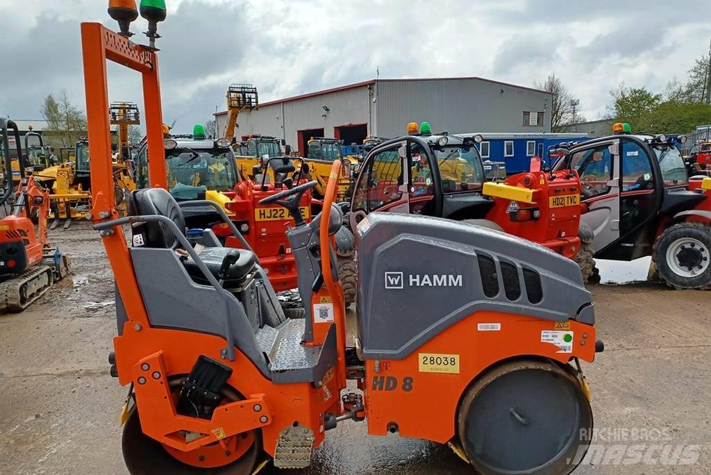 Hamm HD 8 VV Rouleaux tandem
