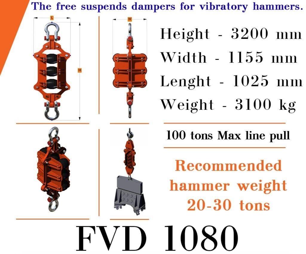  Finaros FVD 1080 Enfonce pieu hydraulique