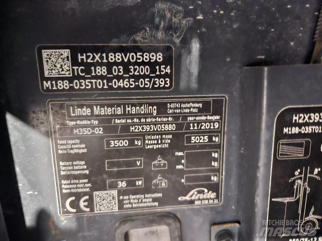 Linde H35D Chariots diesel