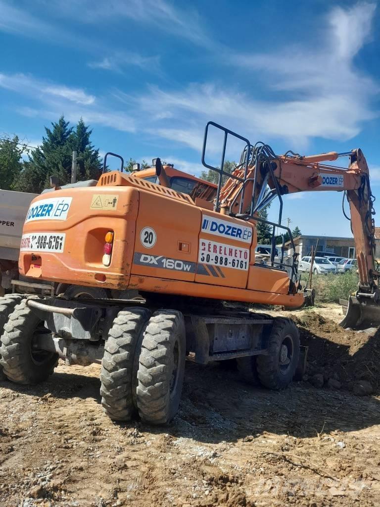 Doosan DX 160 W-3 Pelle sur pneus