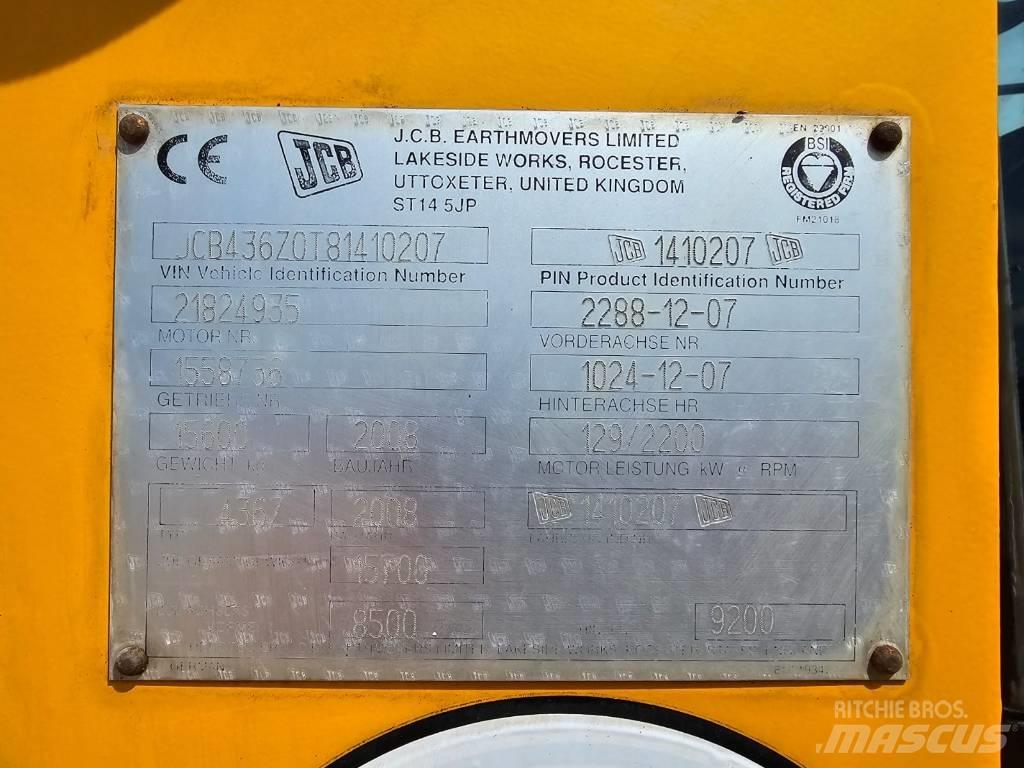 JCB 436 ZX Chargeuse sur pneus